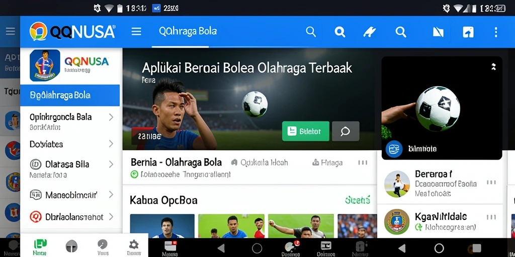 Tampilan antarmuka aplikasi QQNUSA yang menarik dan informatif.