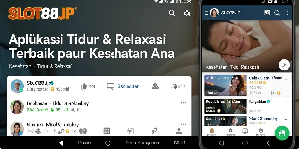 Antarmuka SLOT88JP yang nyaman untuk tidur dan relaksasi.