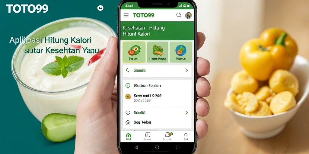 Antarmuka TOTO99 yang menunjukkan fungsi Hitung Kalori dengan mudah.