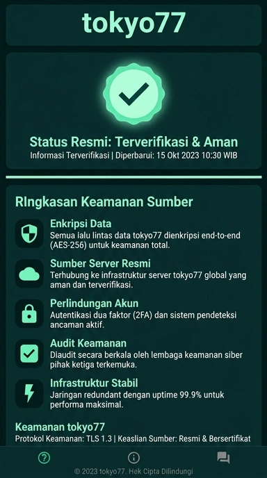 Kanal Resmi Tokyo77 untuk Pengguna Android Indonesia